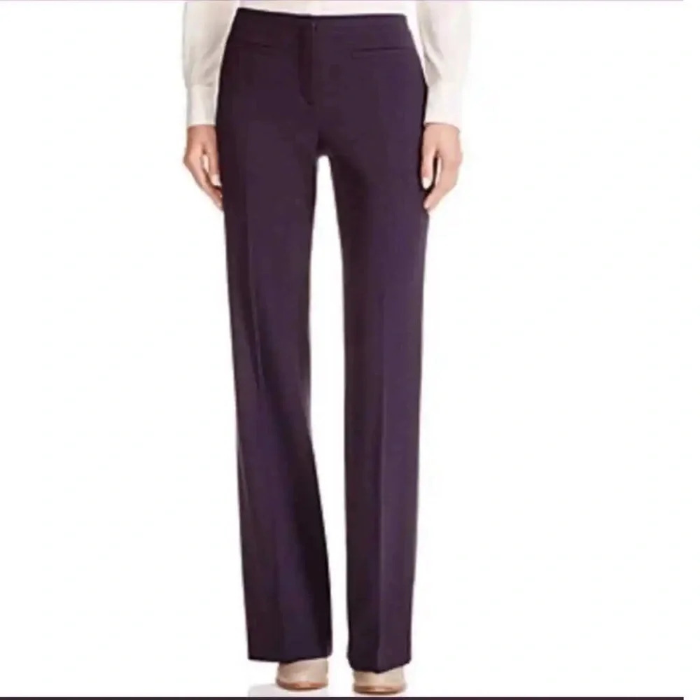 Tory Burch 100% Wool Wide Leg Trousers in Navy size 0